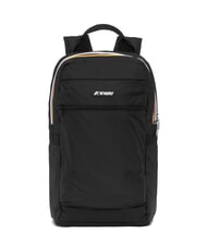 KWAY MID LAON Sac &agrave; dos en nylon d&eacute;perlant noir aussi - Sacs &agrave; dos pour l'&Eacute;cole & les Loisirs - 1