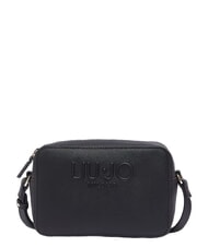 LIUJO HALONA Sac bandouli&egrave;re moyen avec logo NOIR - Sacs pour Femme - 1