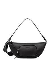 COCCINELLE PAKI Mini sac bandouli&egrave;re, avec bandouli&egrave;re Noir - Sacs pour Femme - 1