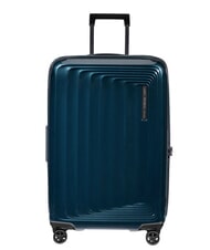 SAMSONITE NUON Chariot extensible moyen bleu fonc&eacute; m&eacute;tallique - Valises Rigides - 1