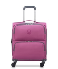 BENETTON UCB SOFT valise cabine extensible pivoine - Valises cabine - 1
