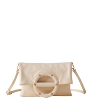 BORBONESE VIS-A-VIS sac bandouli&egrave;re coton blanc - Sacs pour Femme - 1