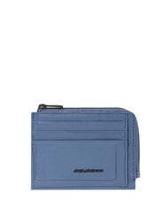 PIQUADRO ATLAS Porte-cartes/porte-monnaie en cuir plat - Portefeuilles Homme