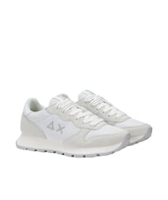 SUN68 ALLY GLITTER TEXTILE Baskets blanche - Chaussures Femme - 1