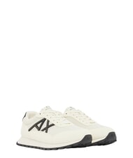 ARMANI EXCHANGE DROP MICROSUEDE Baskets avec logo contrast&eacute; - Chaussures Homme