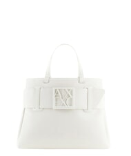 ARMANI EXCHANGE A|X Sac &agrave; main avec bandouli&egrave;re blanc cass&eacute; - Sacs pour Femme - 1