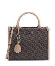 LIUJO RIDHI Sac &agrave; main avec bandouli&egrave;re brun fonc&eacute;/poudre fonc&eacute;e - Sacs pour Femme - 1