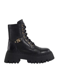 GAUD&Igrave; CORINNE MILLED Bottine en cuir NOIR - Chaussures Femme - 1