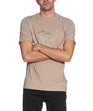 GUESS TRIANGLE HD T-shirt &agrave; manches courtes pierre de pasadena - T-shirt - 1