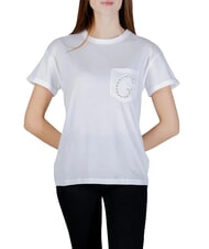 GUESS POCKET LOGO T-shirt en coton blanc pur - T-shirt - 1