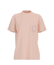 GUESS POCKET LOGO T-shirt en coton vanille cosmique - T-shirt - 1