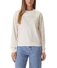 GUESS TRIANGLE LACE Sweat-shirt cremwhi - Sweat-shirts pour femmes - 1