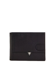 GAUD&Igrave; CALVIN Portefeuille compact en cuir NOIR - Portefeuilles Homme - 1