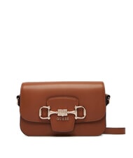 GUESS JANIE Mini sac bandouli&egrave;re COGNAC - Sacs pour Femme - 1