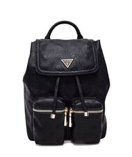 GUESS MANHATTAN 2 Sac &agrave; dos logo noir - Sacs pour Femme - 1