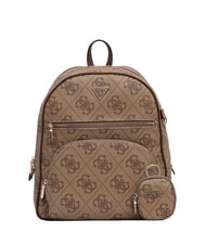 GUESS POWER PLAY Sac &agrave; dos pour femme logo latte / marron - Sacs pour Femme - 1