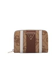 GUESS LAUREL 2 Portefeuille moyen logo latte / marron - Portefeuilles Femme - 1