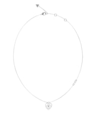 GUESS AMORE Collier, pendentif c&oelig;ur avec zircone cubique ARGENT - Colliers - 1