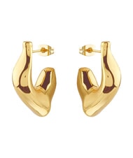 GUESS BERBERA Boucles d'oreilles, mod&egrave;le arrondi ultra-l&eacute;ger or jaune - Boucles d'oreilles - 1
