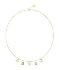 GUESS 4G LIGHT Collier &agrave; breloques multiples or jaune - Colliers - 1