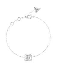 GUESS BAMBOO Bracelet, breloque centrale unique et logo ARGENT - Bracelets - 1