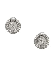 GUESS KNOT YOU Boucles d'oreilles en argent, breloque 4G ARGENT - Boucles d'oreilles - 1