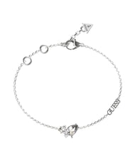 GUESS WONDERLIGHTS Bracelet en argent, avec un seul charm et logo ARGENT - Bracelets - 1