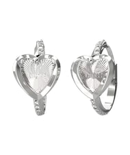 GUESS MON AMOUR Boucles d'oreilles argent&eacute;es, motif c&oelig;ur ARGENT - Boucles d'oreilles - 1