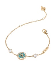 GUESS DREAMING Bracelet en acier or jaune/aigue-marine - Bracelets - 1