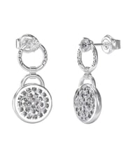 GUESS DREAMING Boucles d'oreilles, motif 4G ARGENT - Boucles d'oreilles - 1