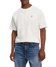 GUESS JEANS MINI TRIANGLE T-shirt en coton - T-shirt