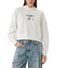 GUESS JEANS DROP BAKER CROP Sweatshirt &agrave; capuche - Sweat-shirts pour femmes