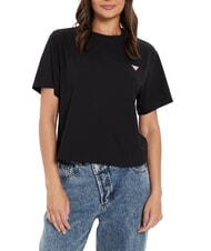GUESS JEANS BOXY MINI TRIANGLE T-shirt en coton - T-shirt