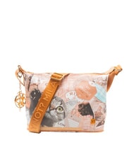 YNOT BEST FRIENDS sac bandouli&egrave;re carte des chats - Sacs pour Femme - 1