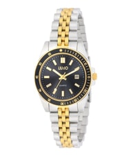 LIUJO COMPANY LADY montre &agrave; mouvement Seiko VJ12 argent/or - Montres - 1