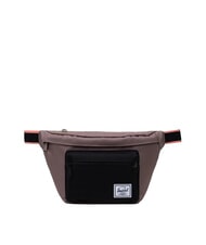HERSCHEL POP QUIZ Sac banane avec poche gris taupe/noir/rose coquillage - Sacs banane - 1