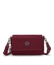 KIPLING ARAS  sac bandouli&egrave;re jacquard de carreaux marron - Sacs pour Femme - 1