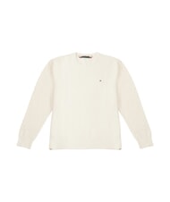 TOMMY HILFIGER TH Pull &agrave; col rond en nid d'abeille - Pulls pour hommes