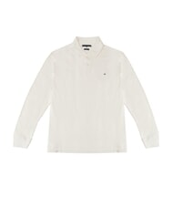 TOMMY HILFIGER TH polo en coton p&eacute;tale d'ivoire - chemise polo - 1