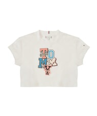 TOMMY HILFIGER TH KIDS T-shirt en coton blanc - Tee-shirt enfant - 1