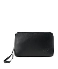 CALVIN KLEIN BOLD MONOGRAM Pochette portefeuille sur noir - Portefeuilles Homme - 1