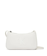 CALVIN KLEIN BOLD MONOGRAM Mini sac bandouli&egrave;re alysse blanche - Sacs pour Femme - 1
