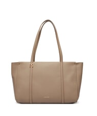 CALVIN KLEIN HARDWARE EMBLEM PEBB Sac &agrave; provisions taupe du d&eacute;sert - Sacs pour Femme - 1