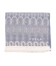 FURLA CAMPIONARIO - NET  &eacute;tole en laine tons denim - &Eacute;charpes - 1