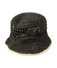 FURLA CAMPIONARIO - GIOVE  Chapeau en nylon noir+naturel - Bonnets - 1