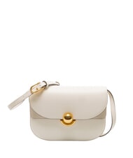 FURLA CAMPIONARIO - SFERA Sac bandouli&egrave;re en cuir vanille - Sacs pour Femme - 1