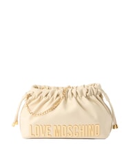 LOVE MOSCHINO EMBOSSED sac bandouli&egrave;re Ivoire - Sacs pour Femme - 1