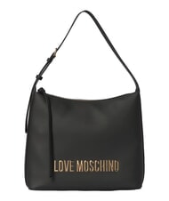 LOVE MOSCHINO BOLD LOVE Sac bandouli&egrave;re Hobo Noir - Sacs pour Femme - 1