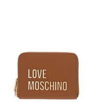 LOVE MOSCHINO BOLD LOVE Portefeuille zipp&eacute; moyen CUIR - Portefeuilles Femme - 1