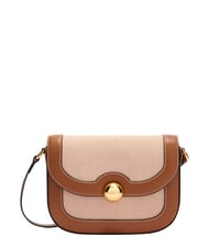 FURLA MOONLIGHT Mini sac bandouli&egrave;re en cuir tons cognac - Sacs pour Femme - 1